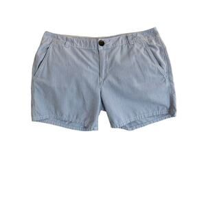 AERIE Womens 6 Blue & White Striped Short (A007)‎